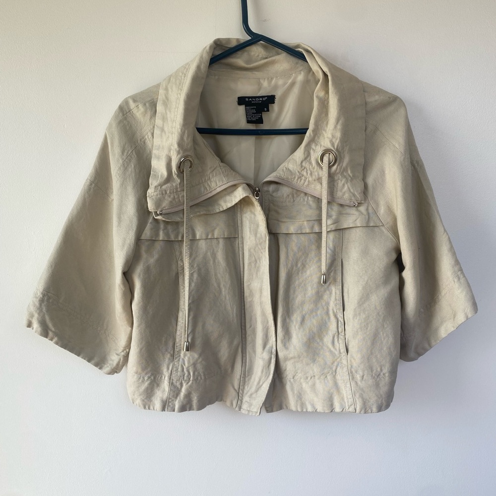 Sandro Sportswear Collar Coat